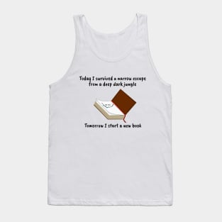 Books and Reading Exciting Jungle Escape Tank Top